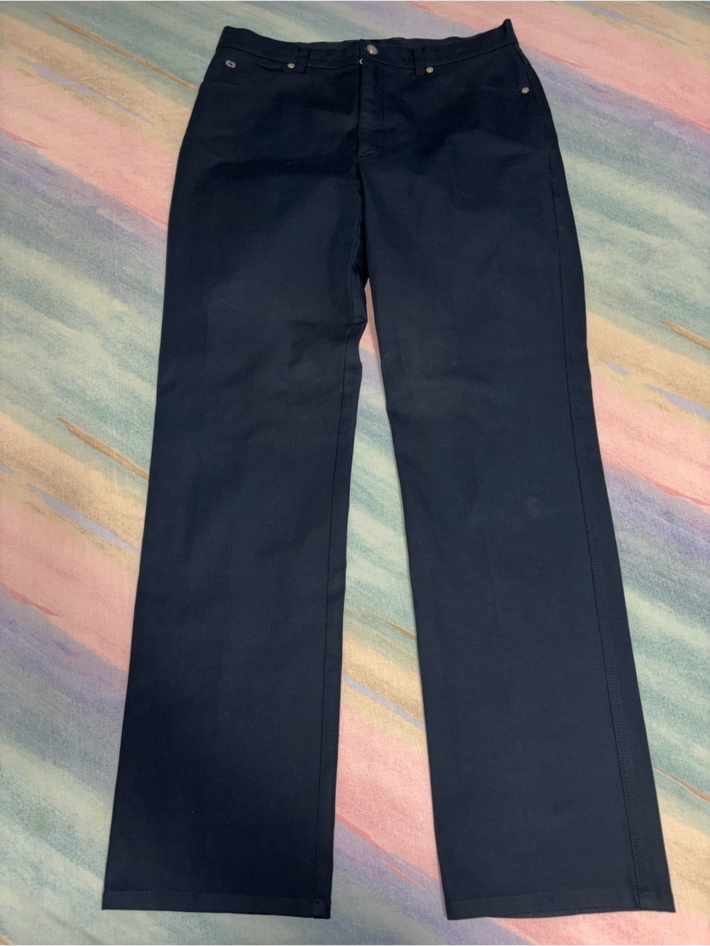 Escada mc queen jodi pants dark navy  size 42 Italy